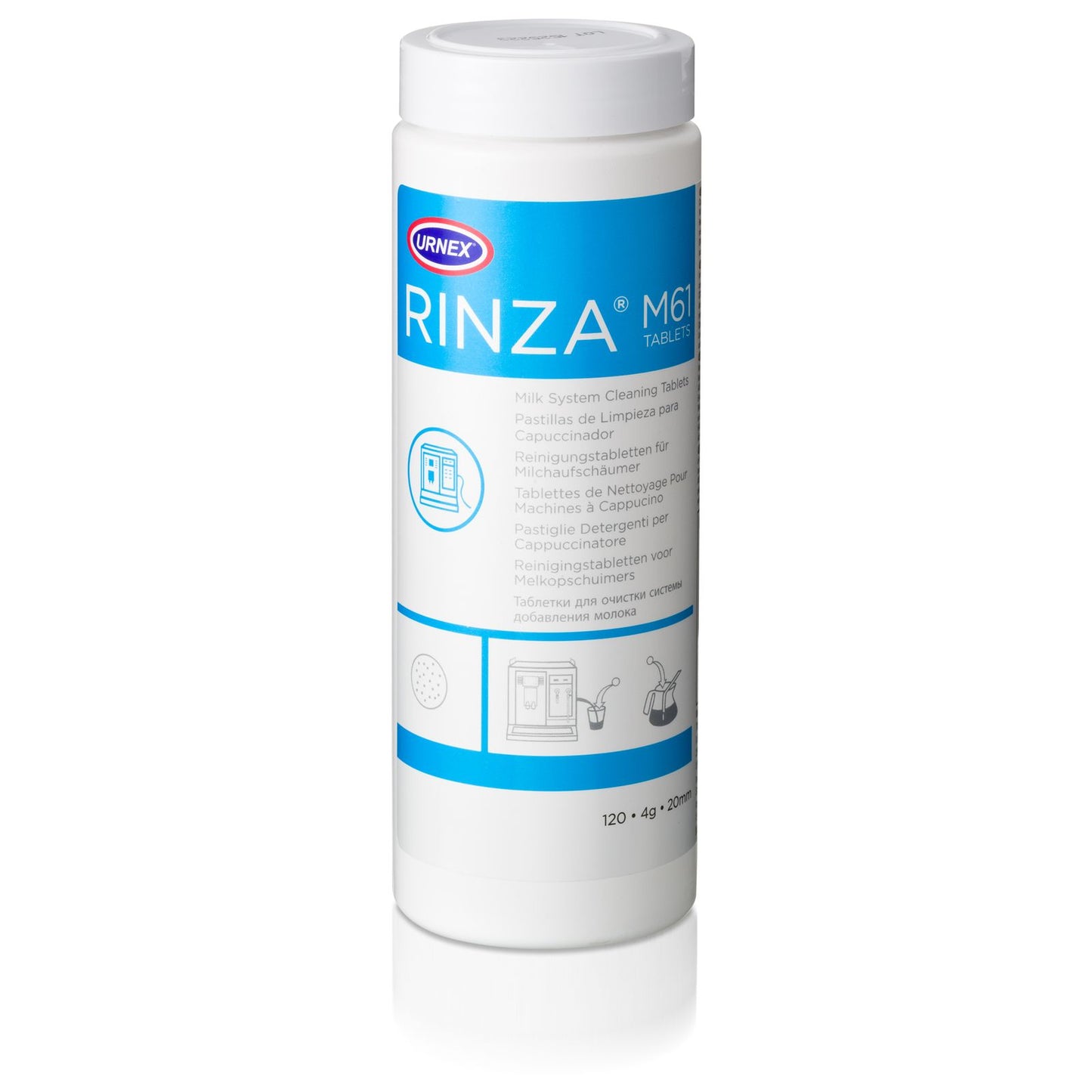 Milchreinigungstabletten Urnex Rinza M61 4G (120 Tabs)